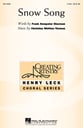 Snow Song Two-Part choral sheet music cover
